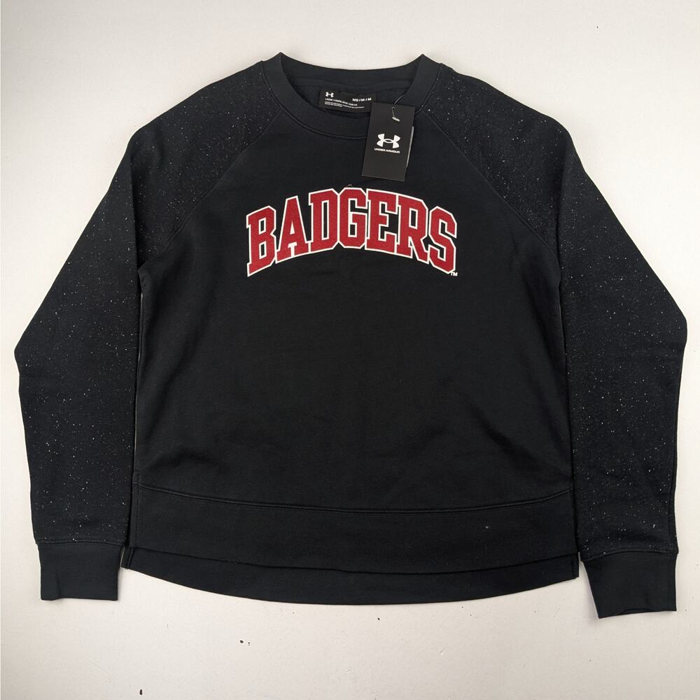 Under Armour University of Wisconsin Badgers Women's Crew Neck Sweatshirt - MED